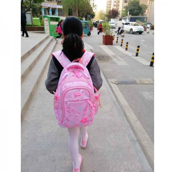 Printed Cartoon Schoolbag For Primary School Students