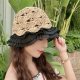 Handwoven Ruffled Lace Cutout Fisherman Hat